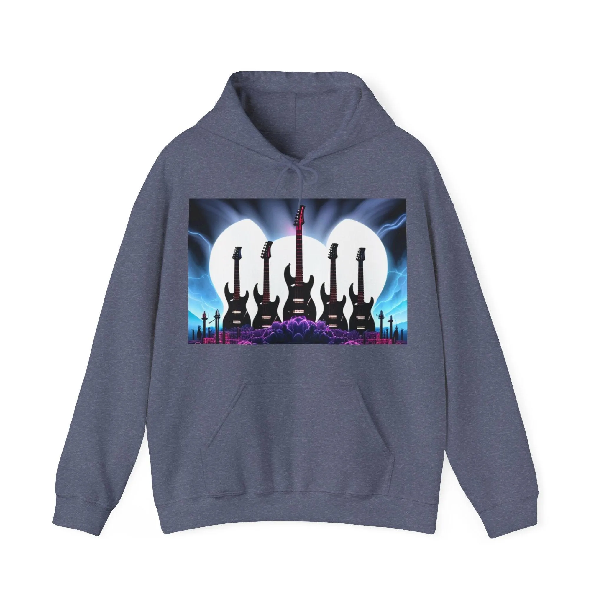 Guitar Might Unisex Heavy Blend™ Hooded Sweatshirt