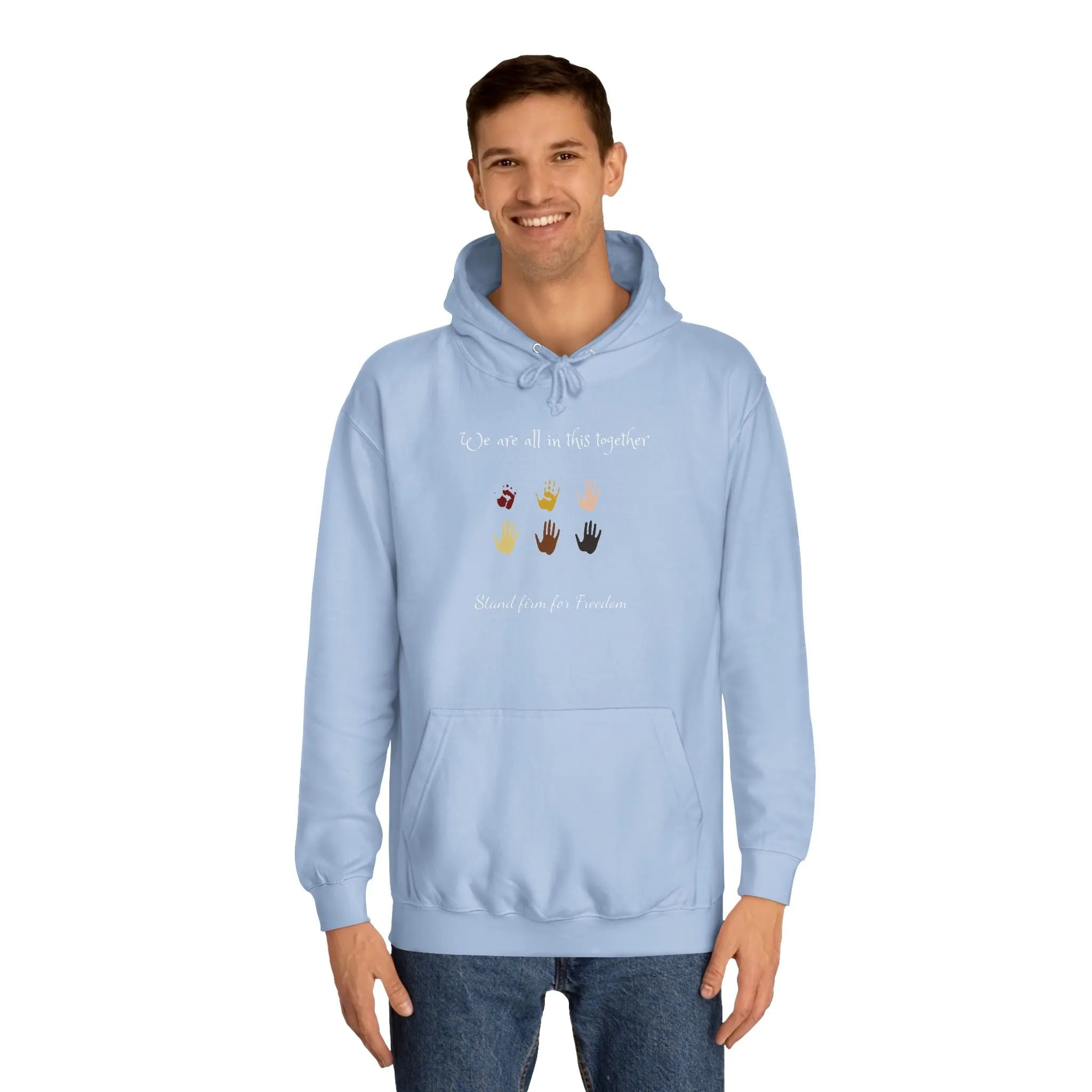 Hands On - Unisex College Hoodie