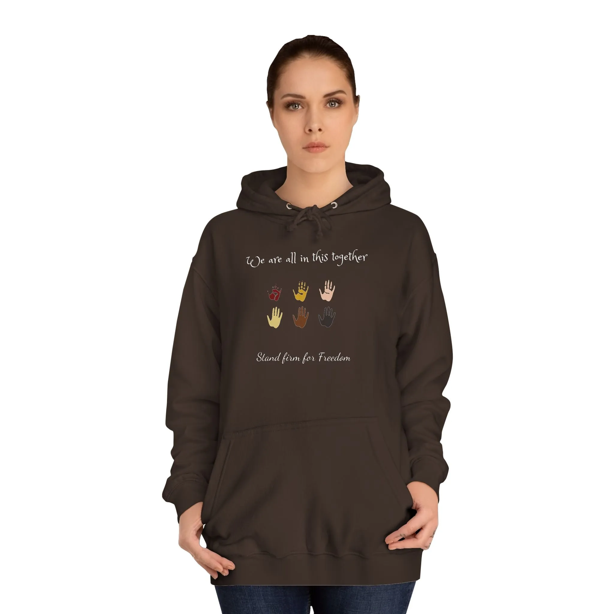 Hands On - Unisex College Hoodie