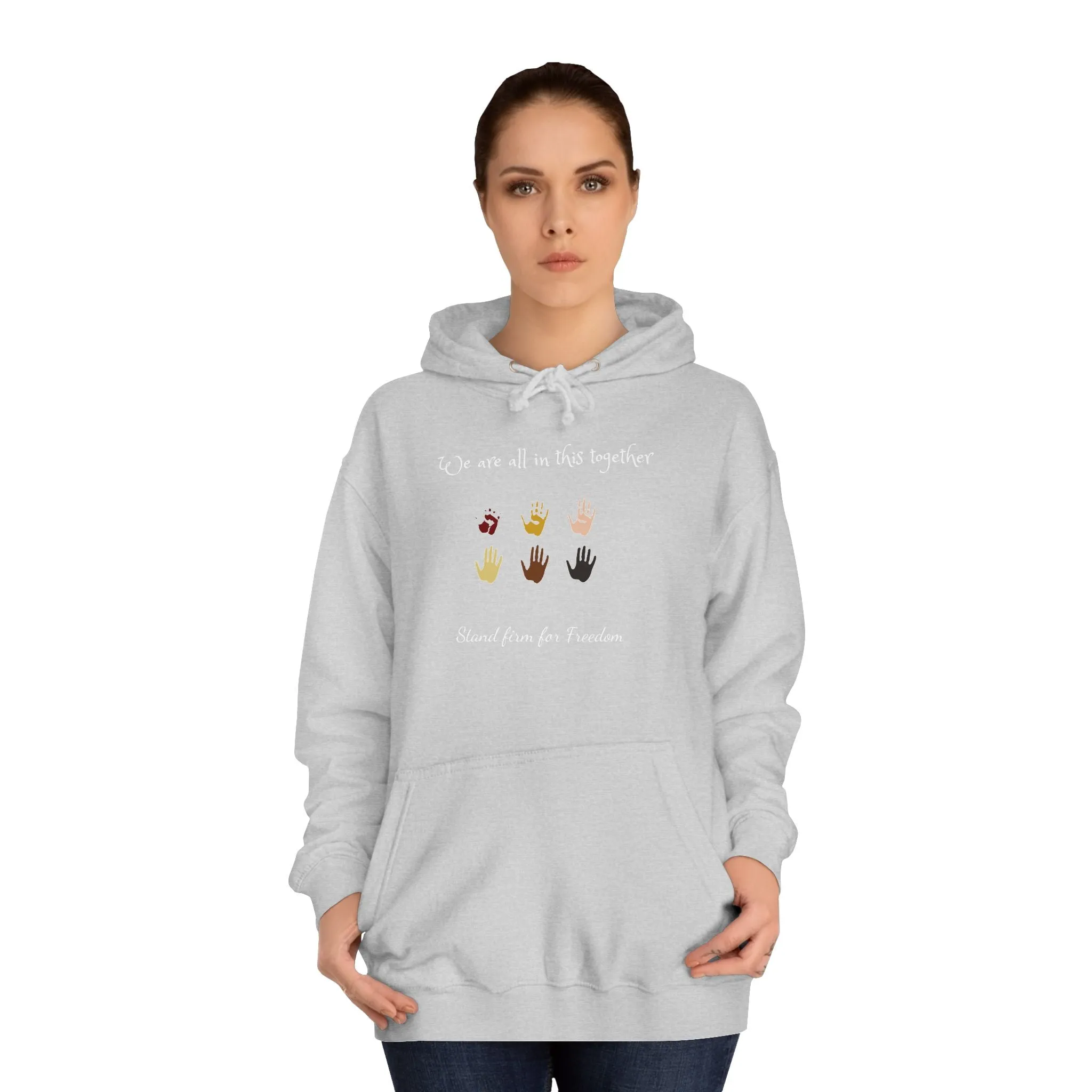 Hands On - Unisex College Hoodie