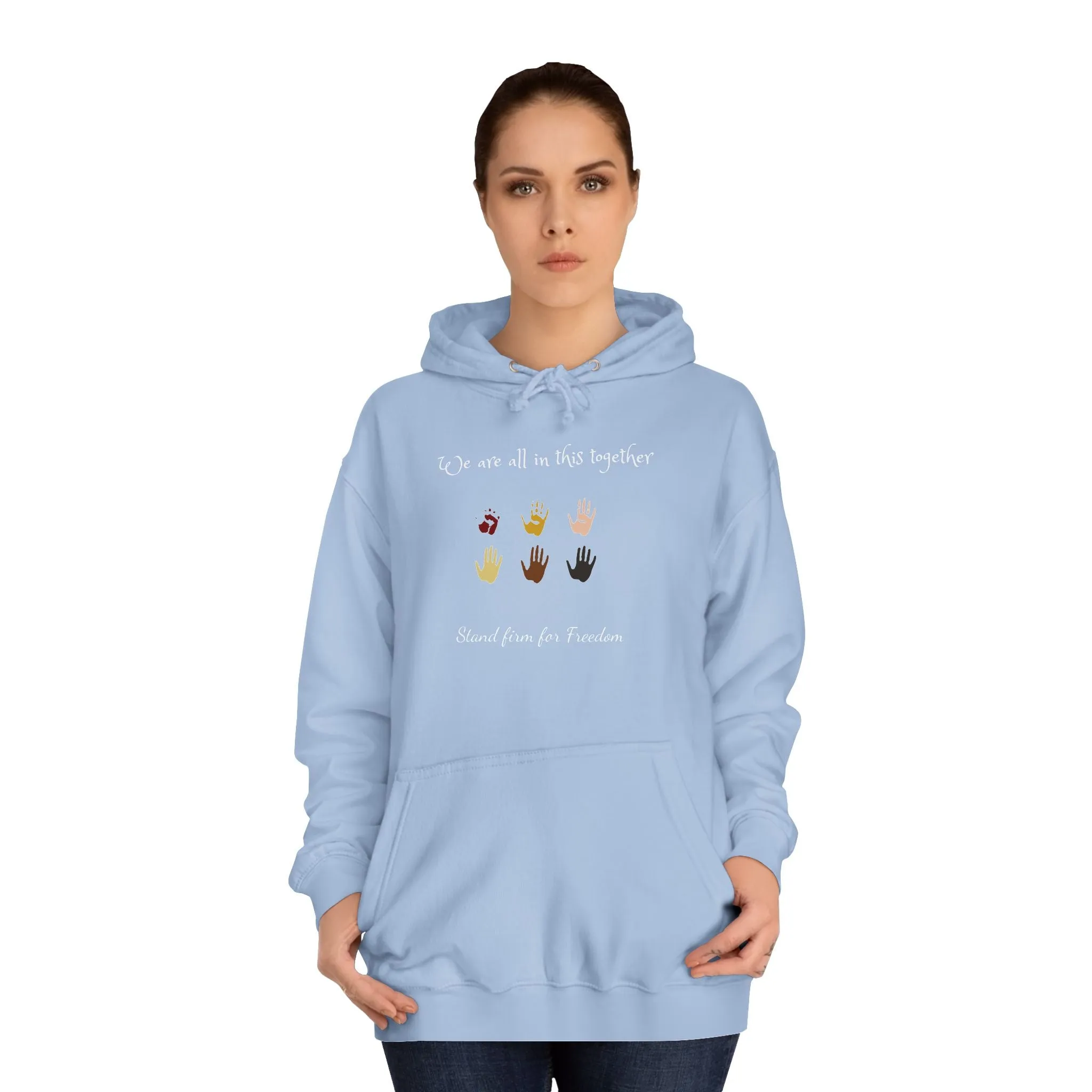 Hands On - Unisex College Hoodie