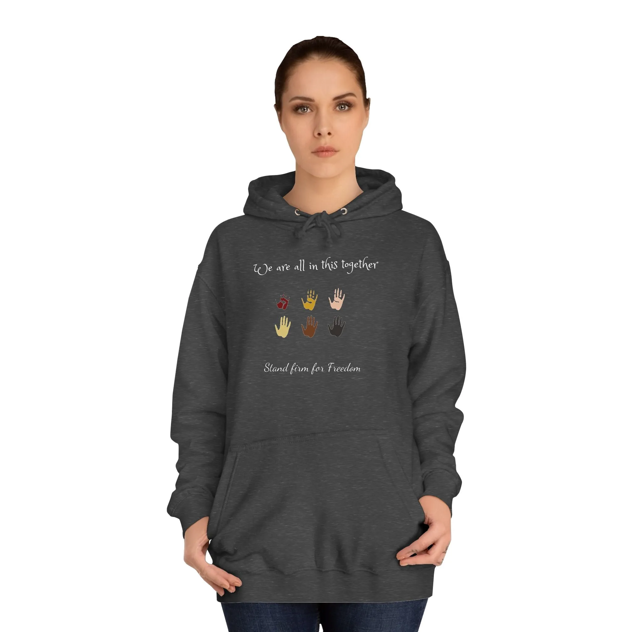 Hands On - Unisex College Hoodie
