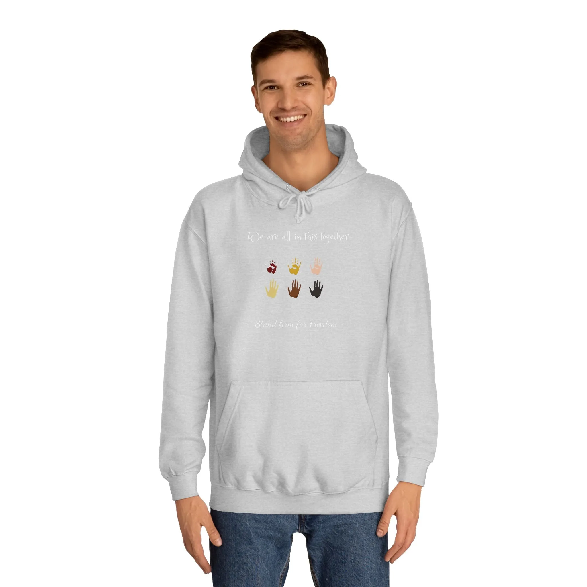 Hands On - Unisex College Hoodie