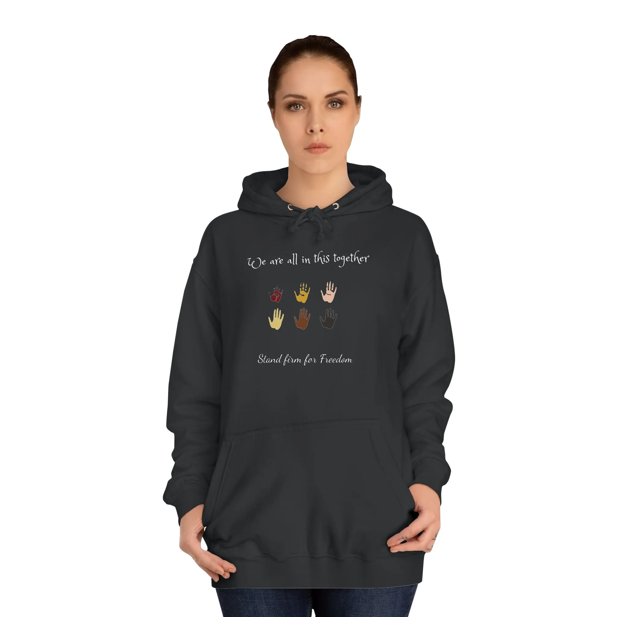 Hands On - Unisex College Hoodie