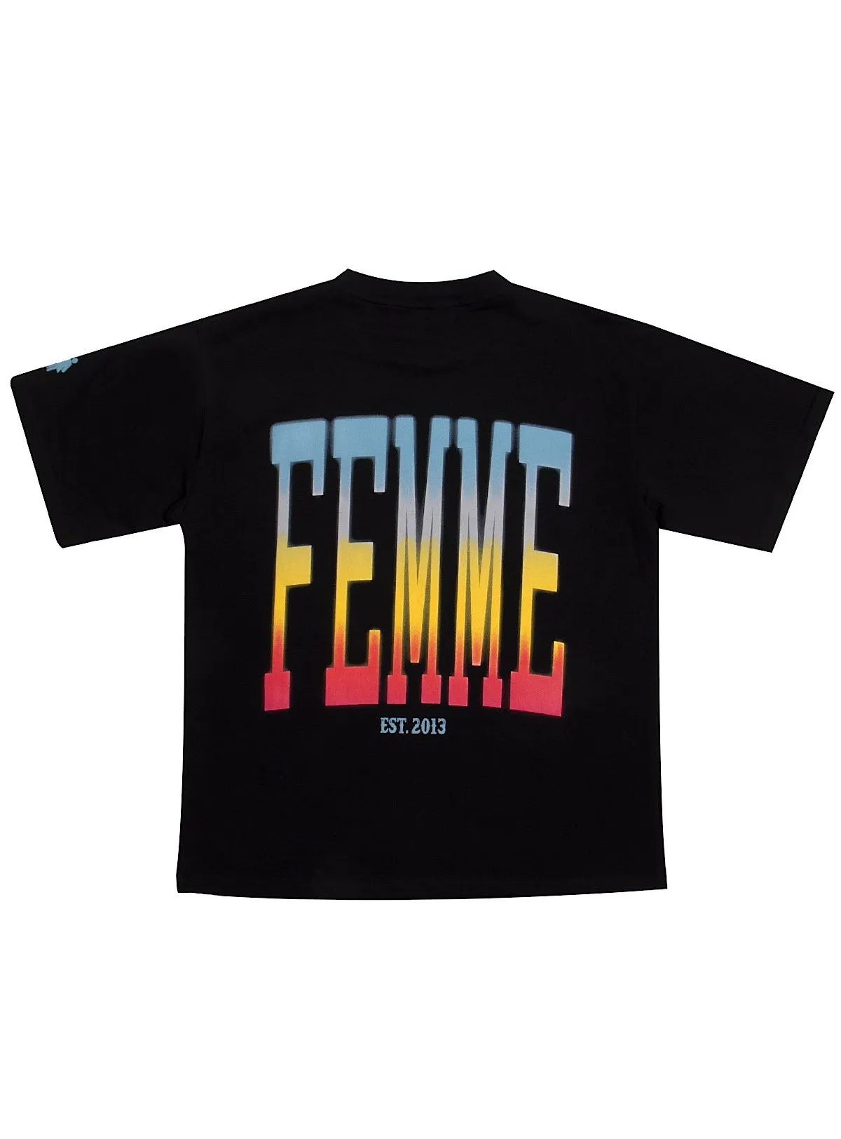 Homme Femme T-Shirt - Twilight - Black With Gradient - HFSP1202032