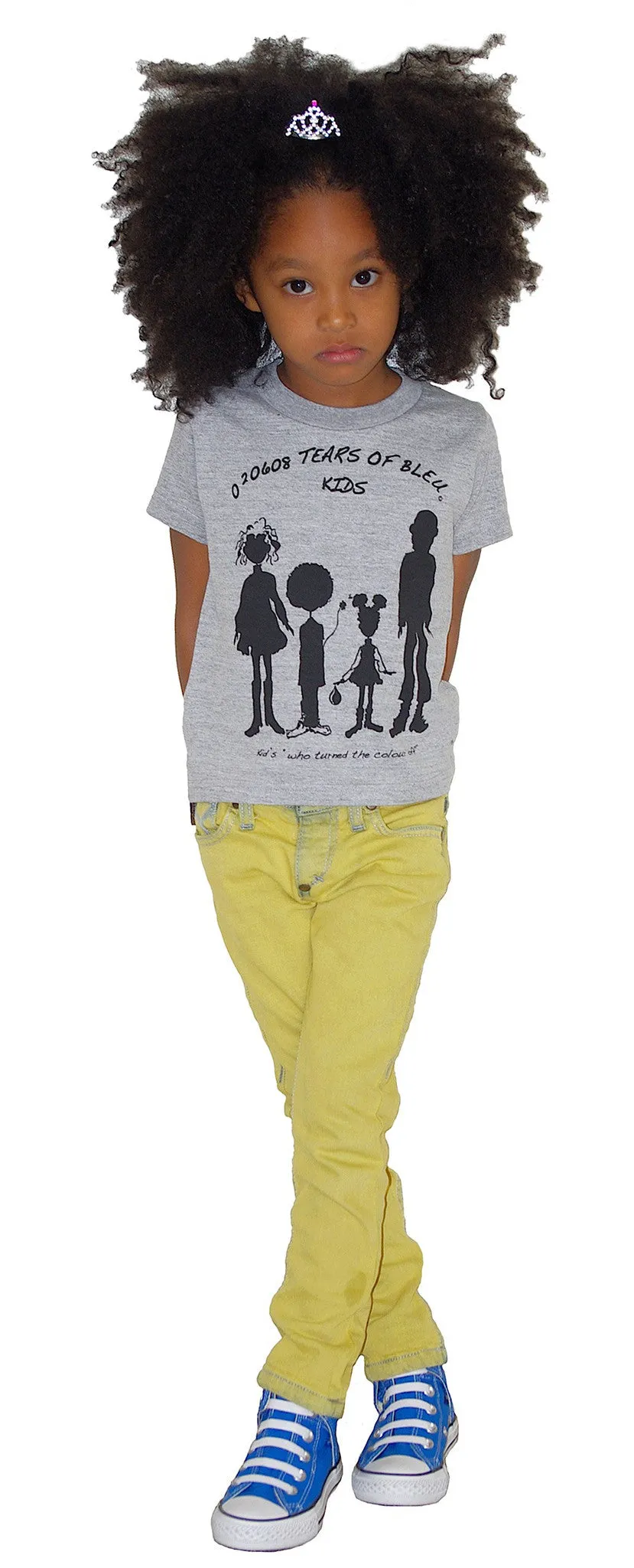 Kids Slim Skinny Jean Unisex - Yellow
