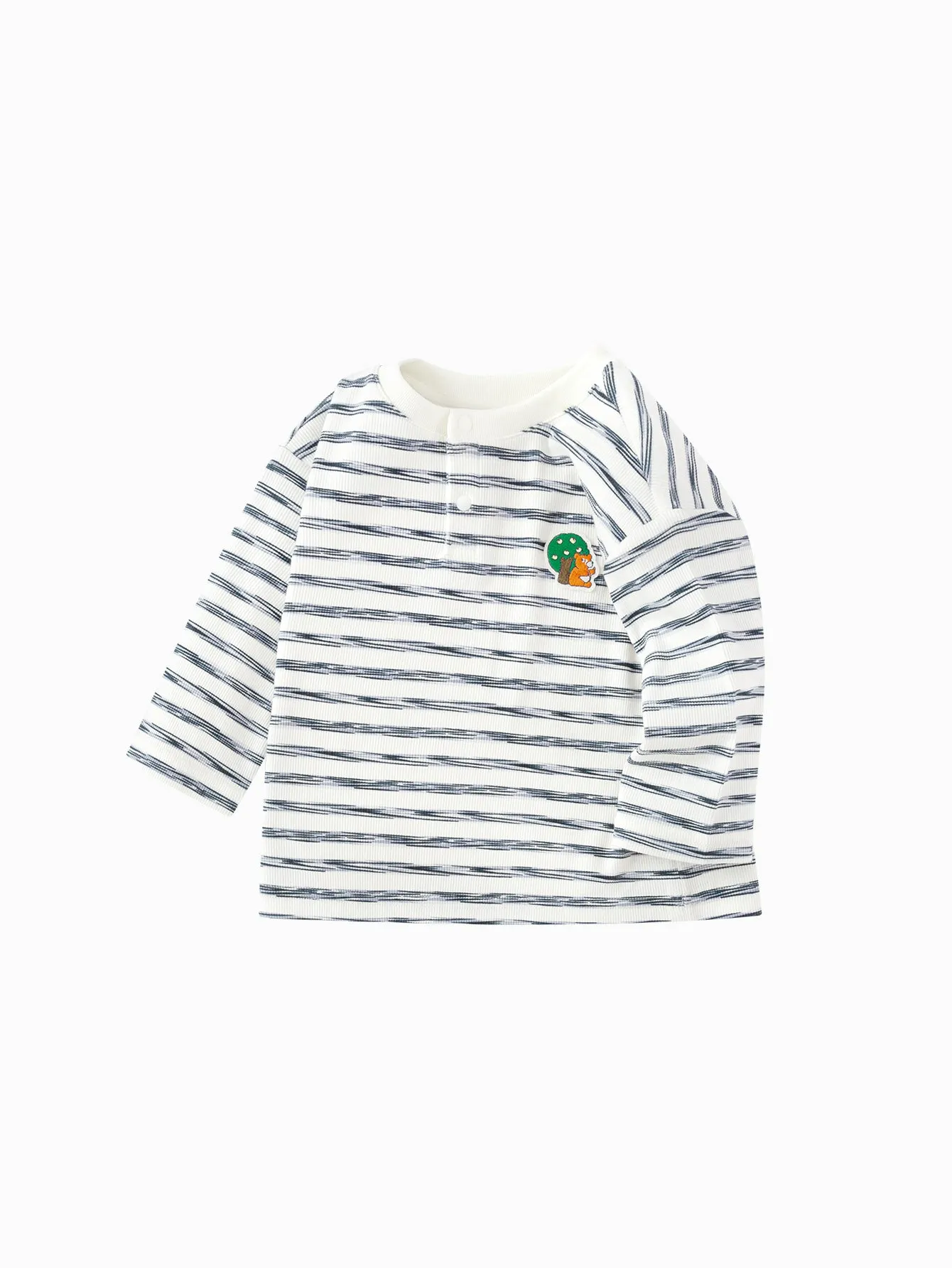 Long Sleeve T-Shirt 2025 Spring New Arrival for Boys' Babys Round V-Neck Long Sleeve T-Shirt