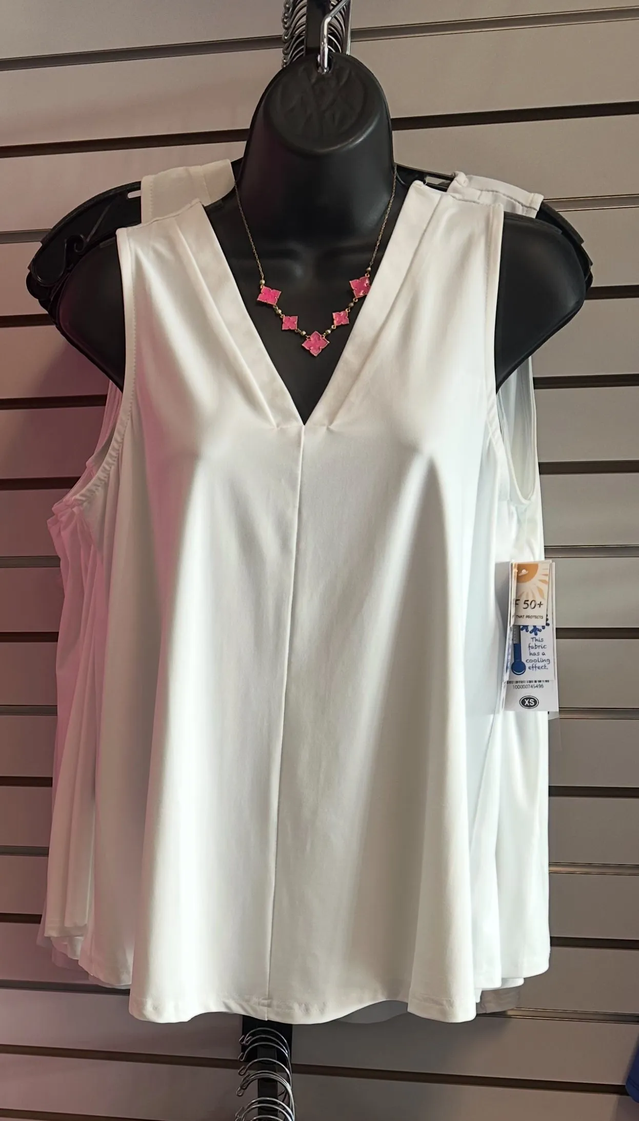 LuLu B Solid V-Neck Tank