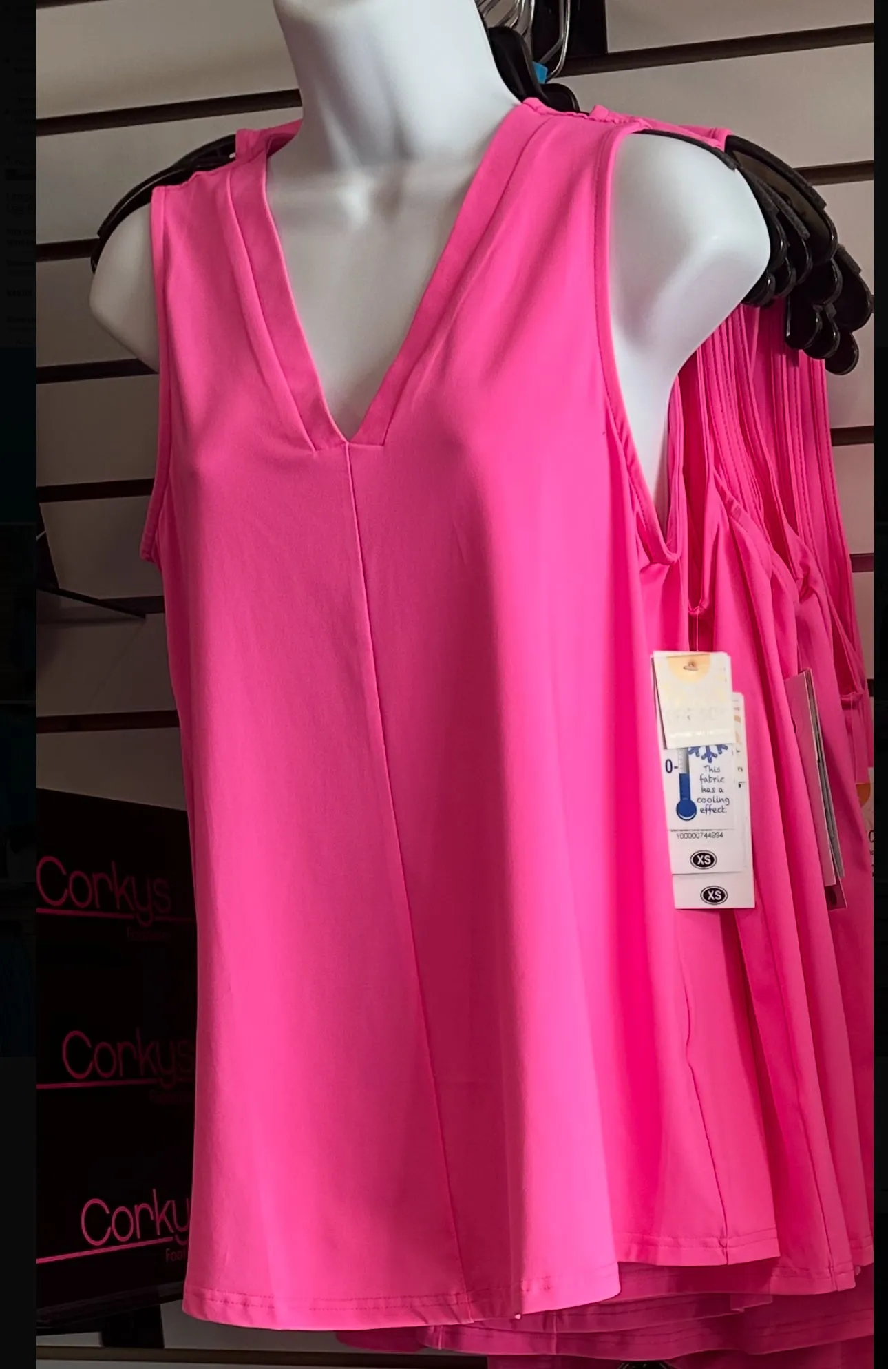 LuLu B Solid V-Neck Tank