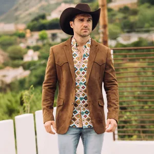Men's Double Button Blazer