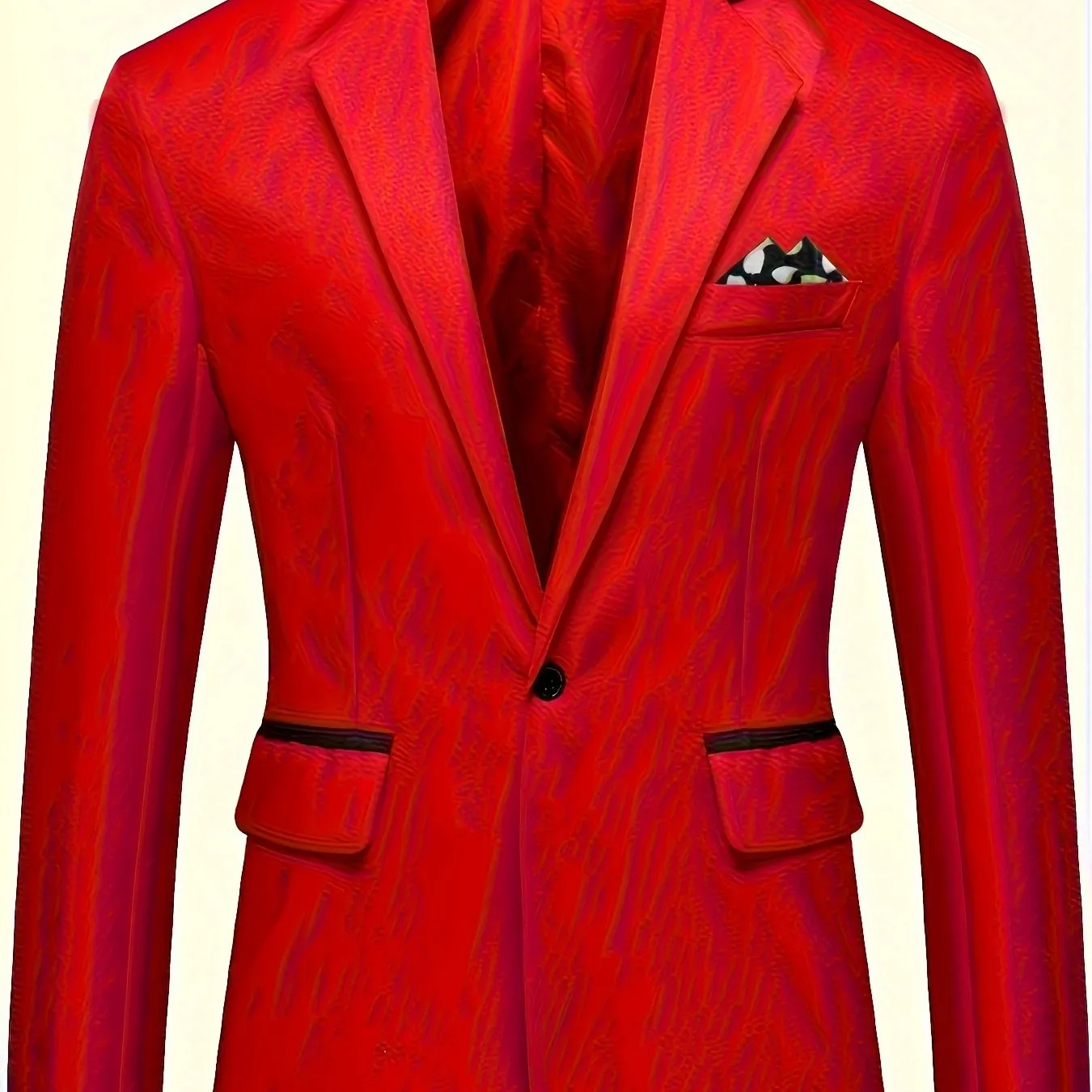 Men's Elegant Suit Jacket For Formal Events | One Button Blazer