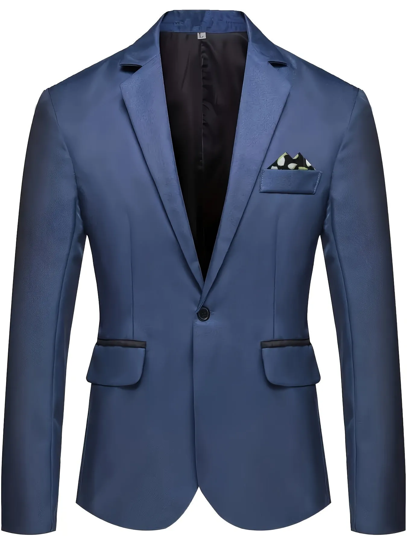 Men's Elegant Suit Jacket For Formal Events | One Button Blazer
