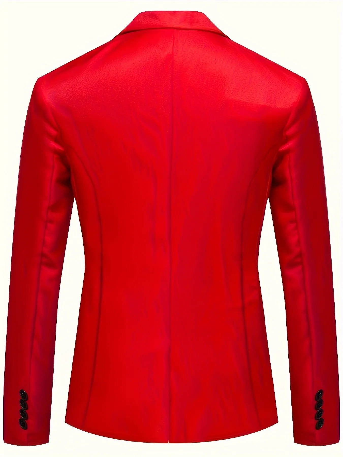 Men's Elegant Suit Jacket For Formal Events | One Button Blazer