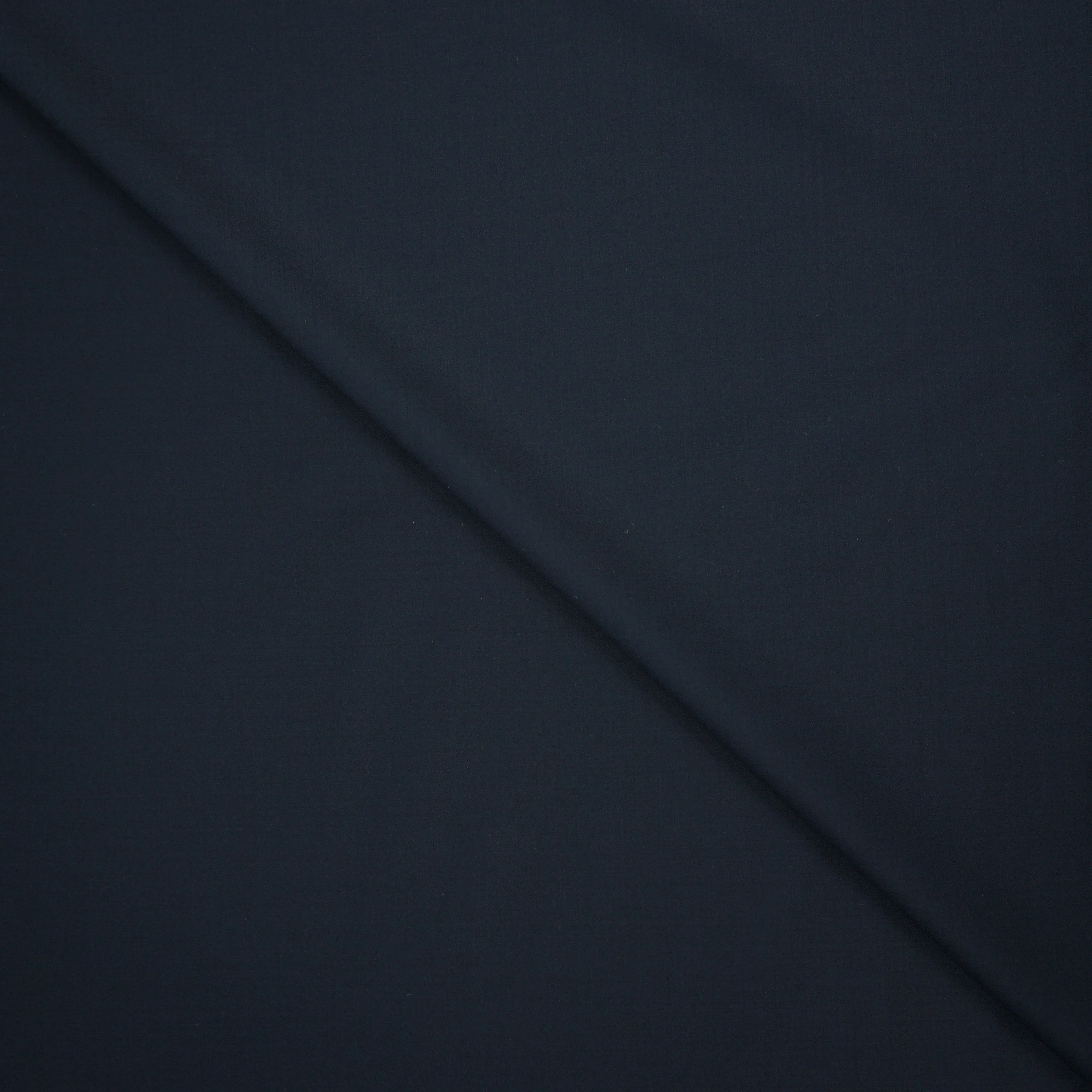 Midnight Navy Solid Plain Loro Piana Australis Wool Super 150's Fabric