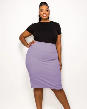 Molly Pencil Skirt | Mauve Antique