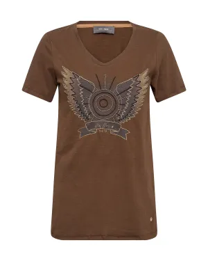 MOS MOSH | GETHI O-SS TEE - RAIN DRUM 165350