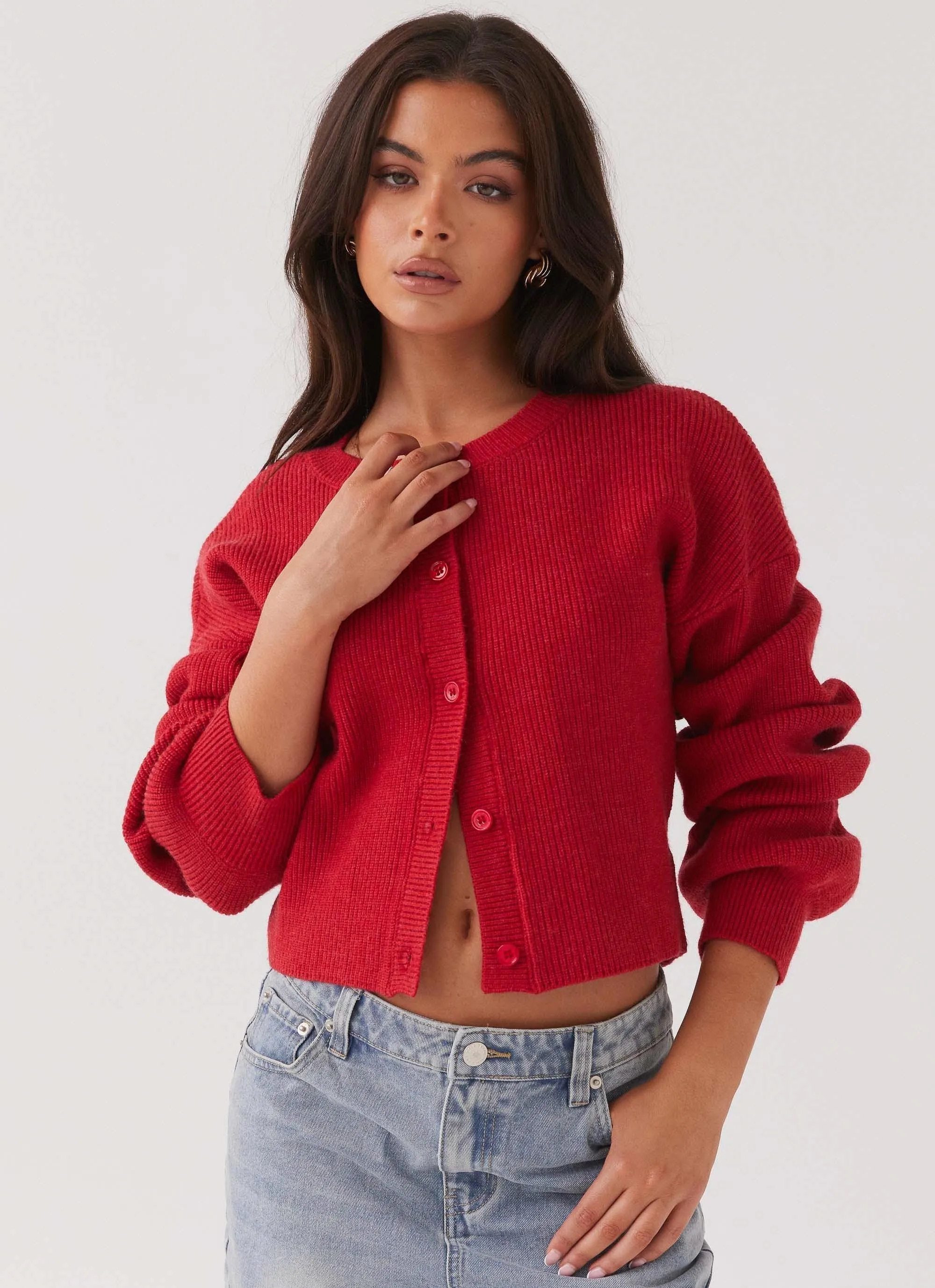 Nina | Red Cardigan