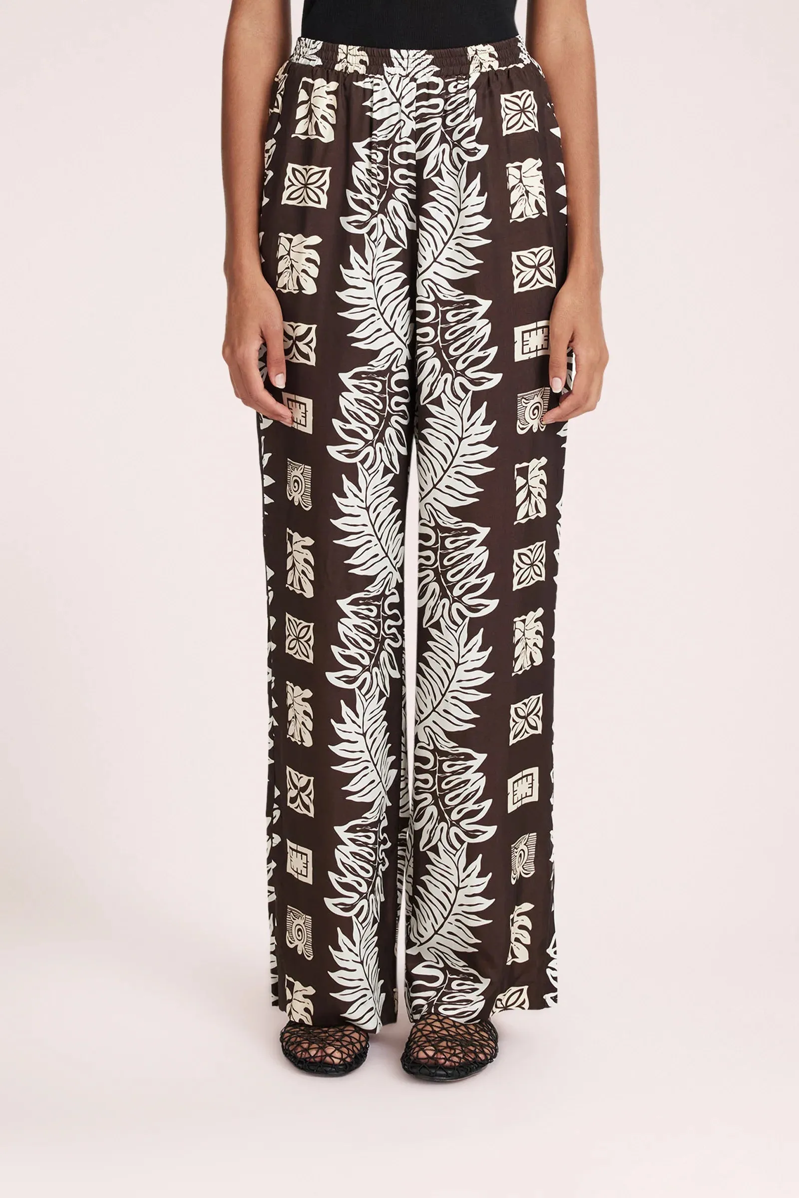 NUDE LUCY -  Lago Cupro Pant - TORTUGA