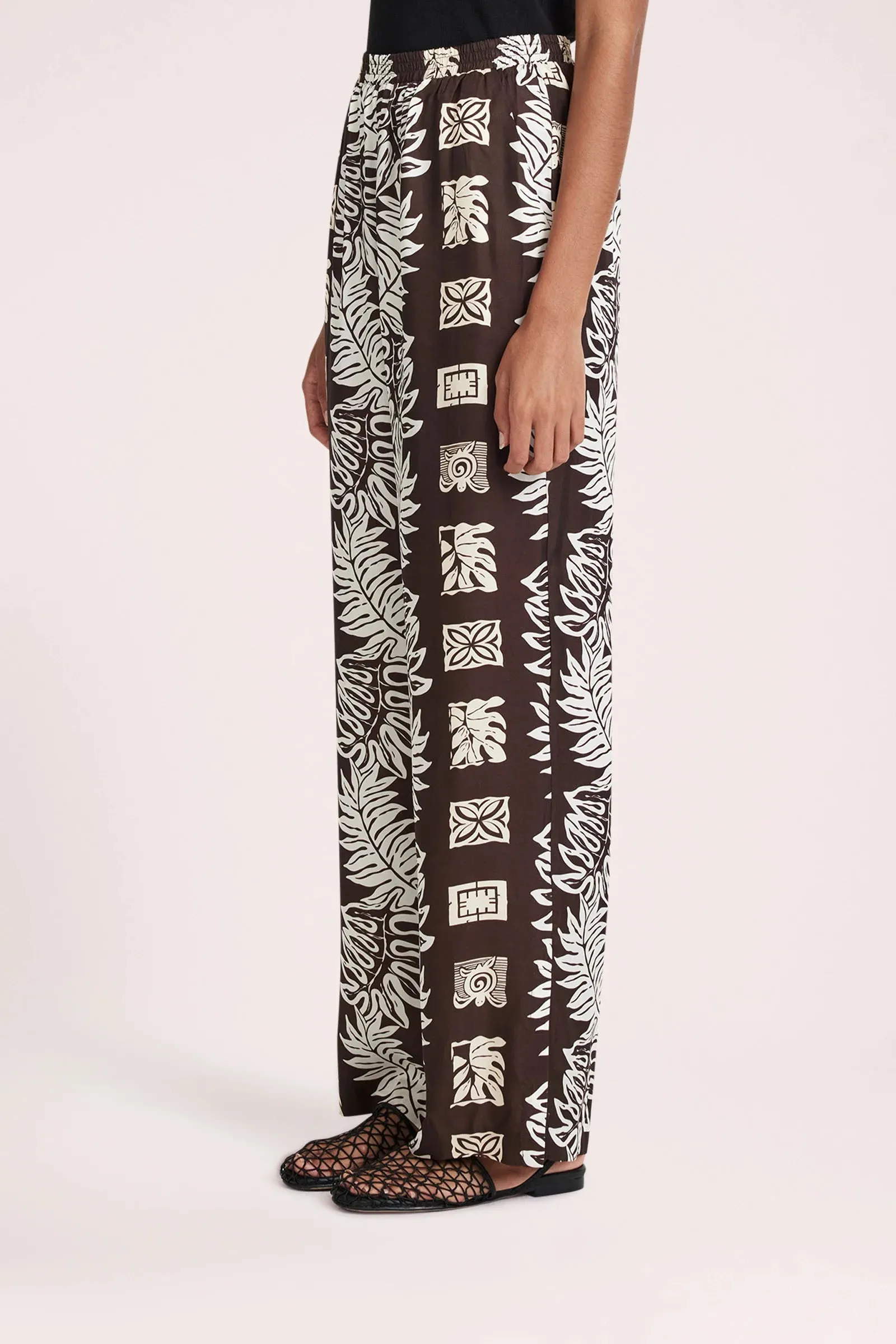 NUDE LUCY -  Lago Cupro Pant - TORTUGA