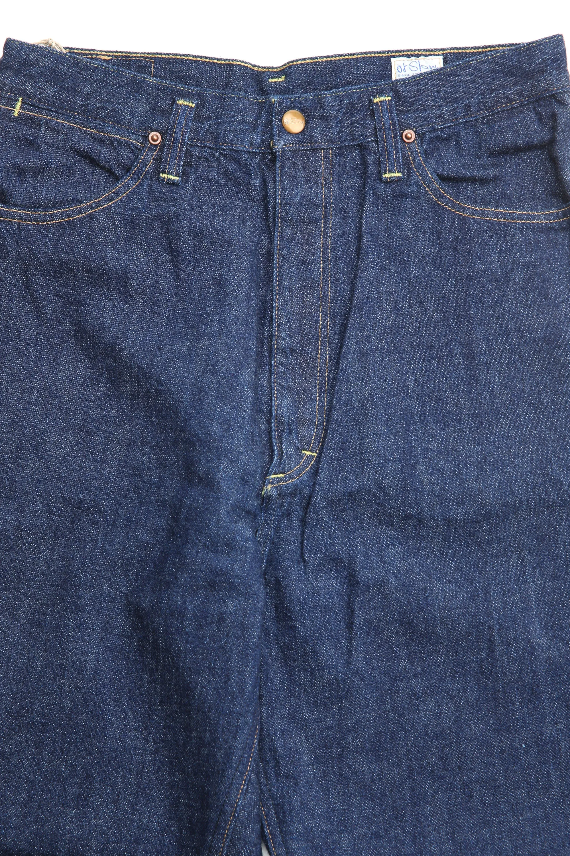 orSlow Women's Standard High Waist Selvedge Denim (Jasmin) - One Wash