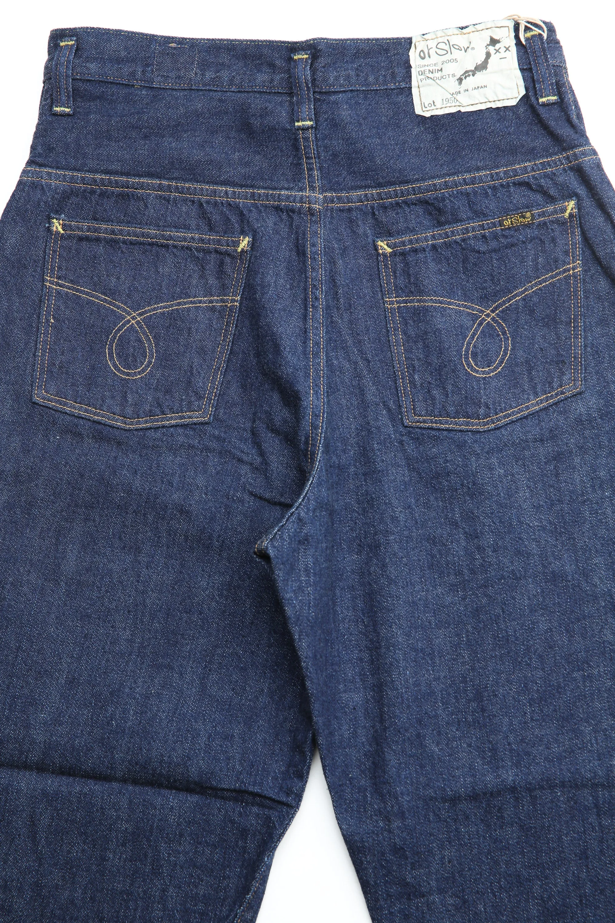 orSlow Women's Standard High Waist Selvedge Denim (Jasmin) - One Wash