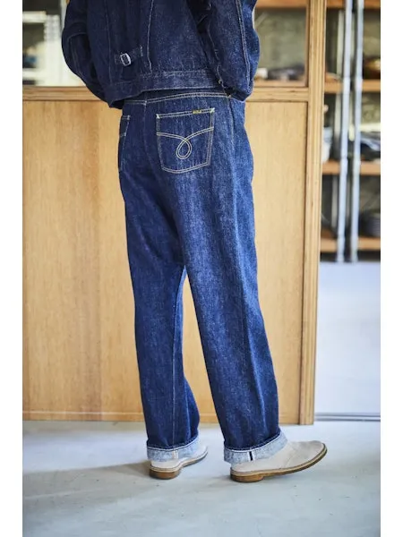 orSlow Women's Standard High Waist Selvedge Denim (Jasmin) - One Wash