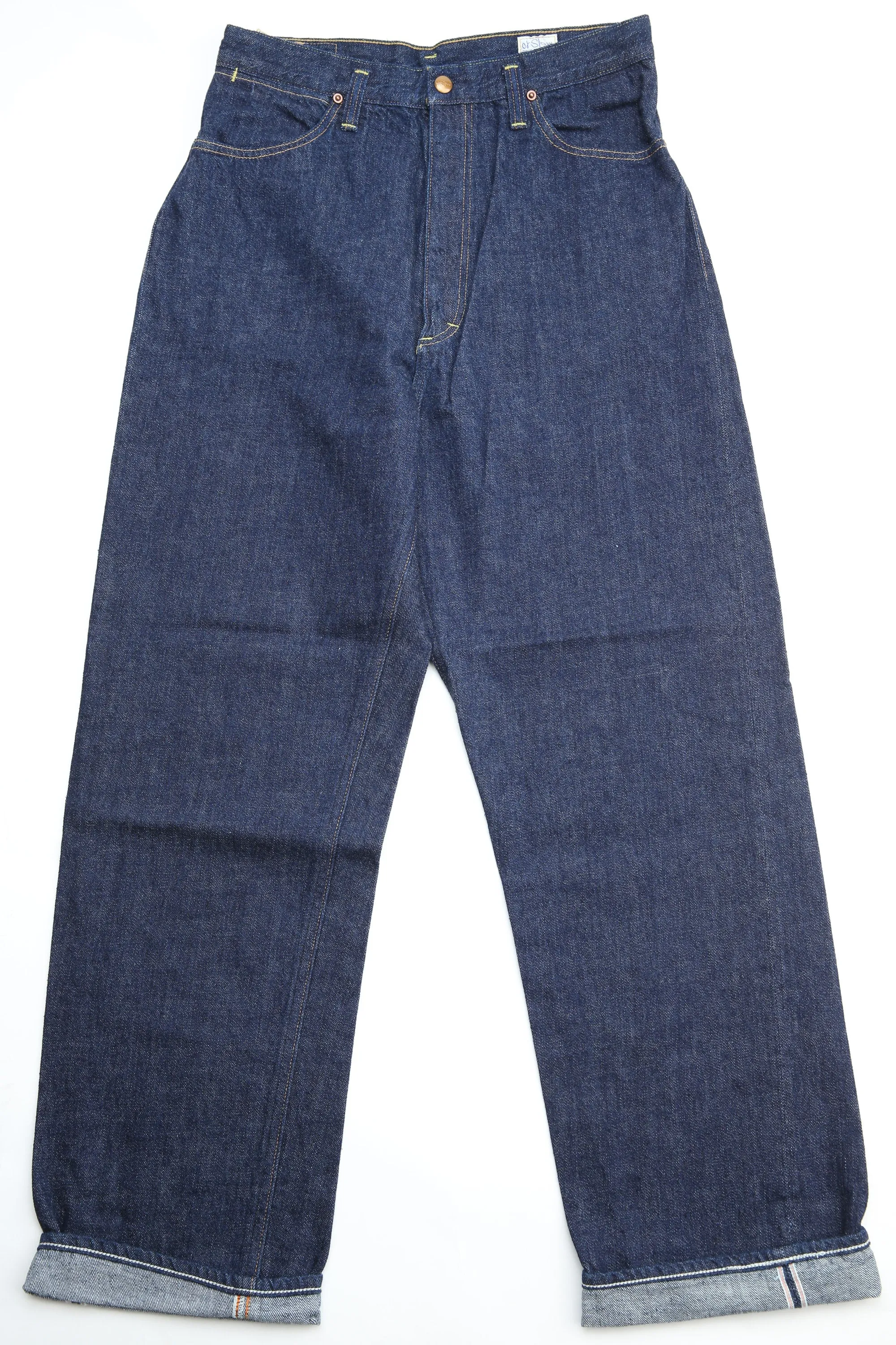 orSlow Women's Standard High Waist Selvedge Denim (Jasmin) - One Wash