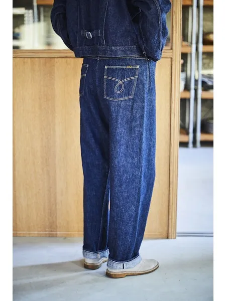 orSlow Women's Standard High Waist Selvedge Denim (Jasmin) - One Wash