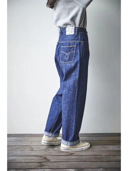 orSlow Women's Standard High Waist Selvedge Denim (Jasmin) - One Wash