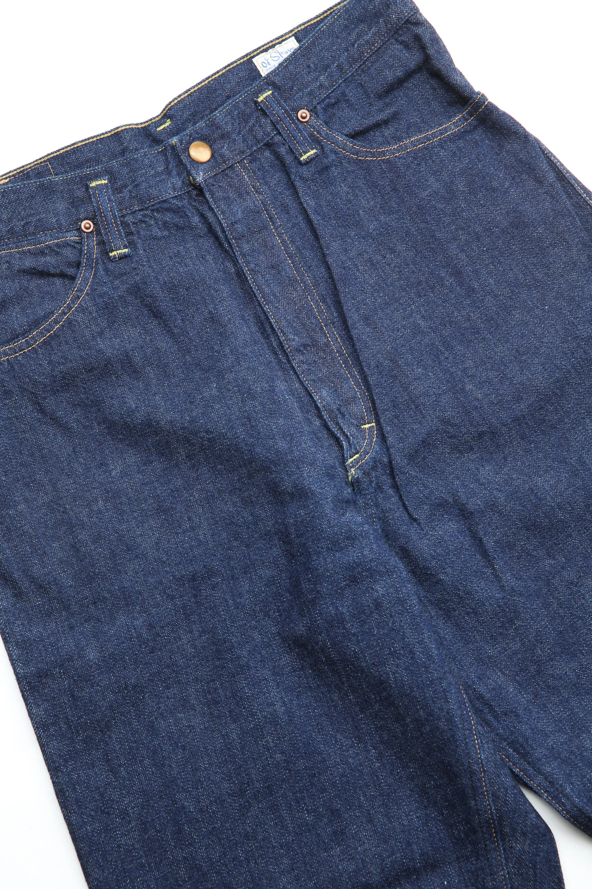 orSlow Women's Standard High Waist Selvedge Denim (Jasmin) - One Wash