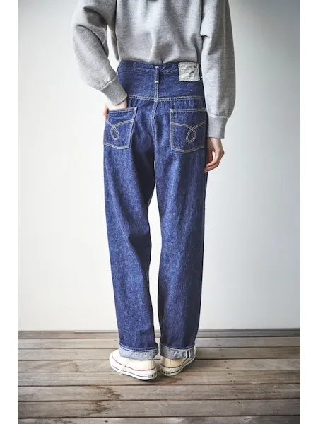 orSlow Women's Standard High Waist Selvedge Denim (Jasmin) - One Wash