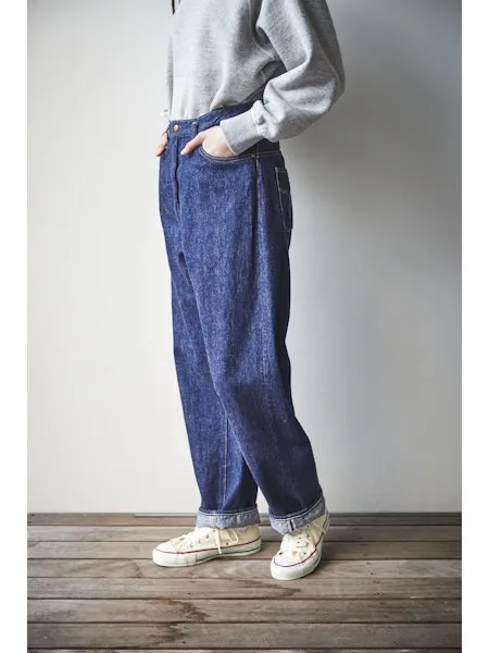 orSlow Women's Standard High Waist Selvedge Denim (Jasmin) - One Wash