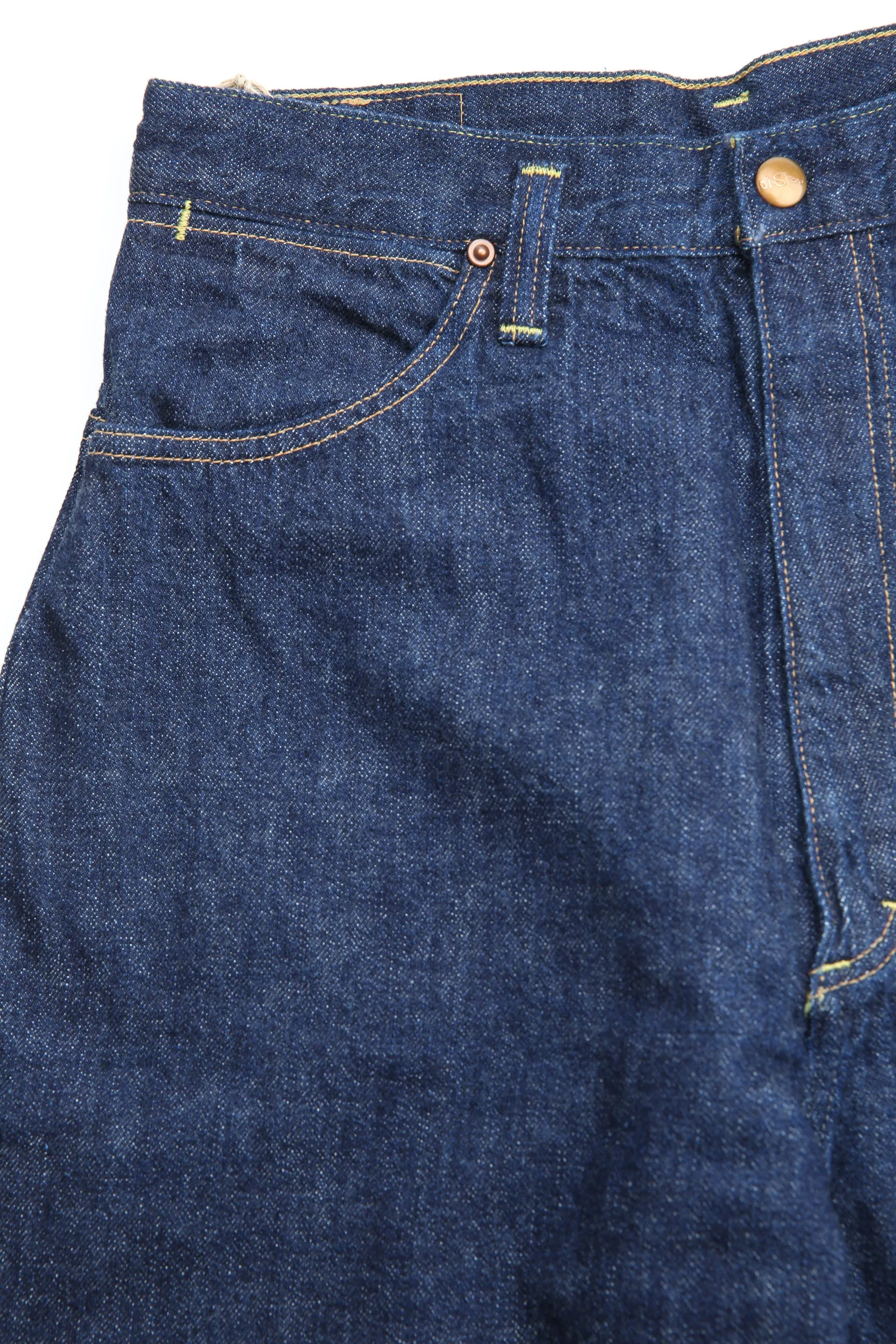 orSlow Women's Standard High Waist Selvedge Denim (Jasmin) - One Wash