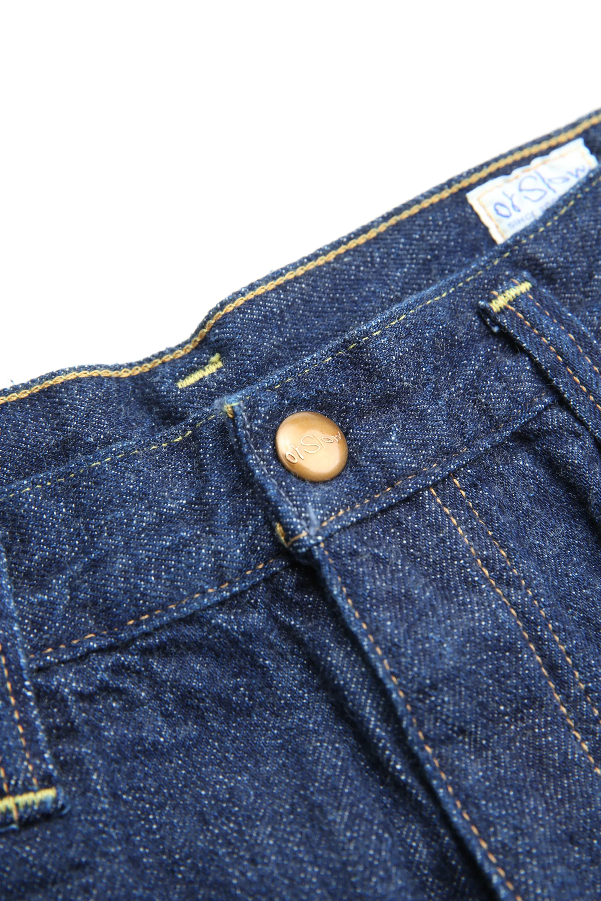 orSlow Women's Standard High Waist Selvedge Denim (Jasmin) - One Wash