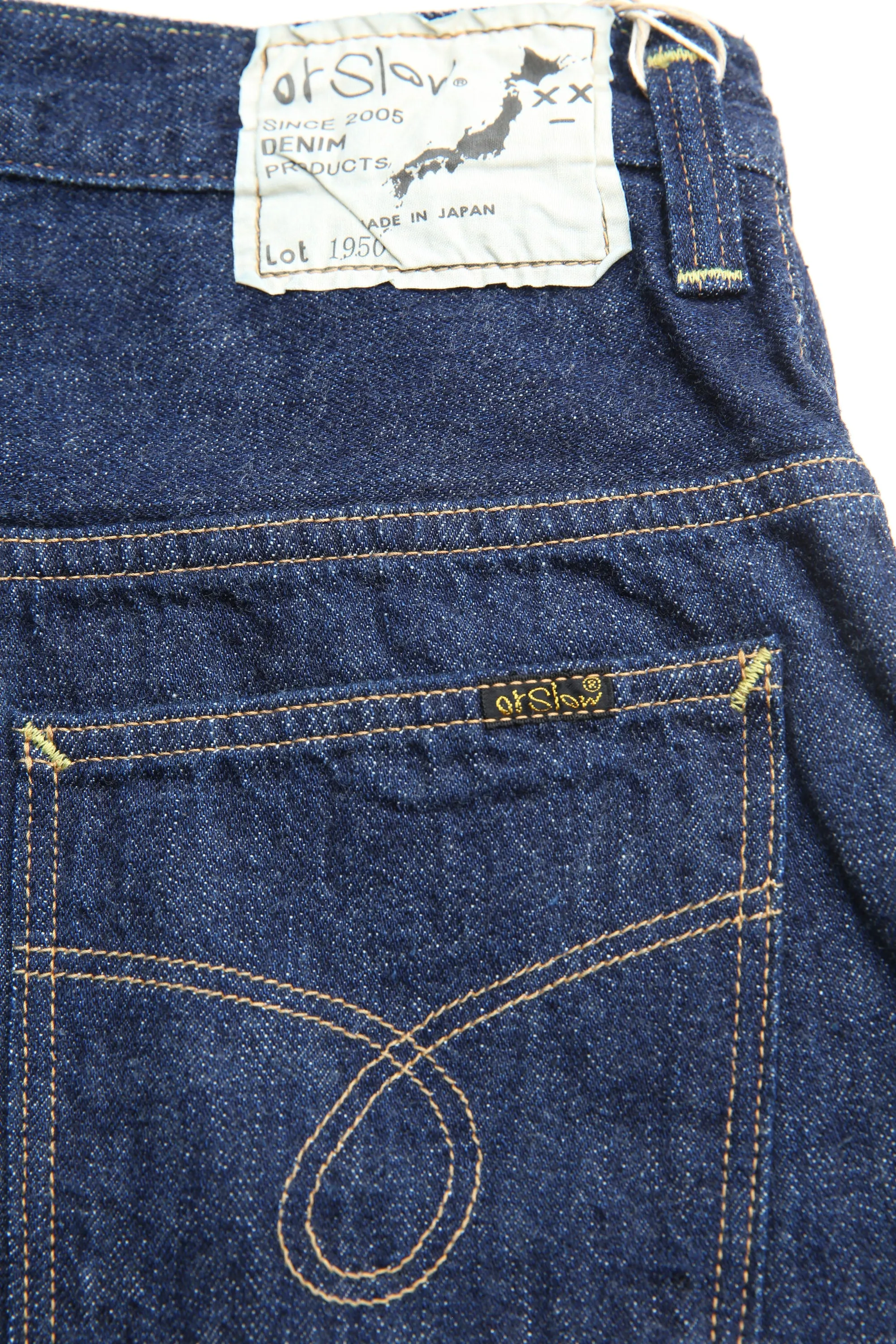 orSlow Women's Standard High Waist Selvedge Denim (Jasmin) - One Wash