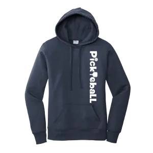 Pickleball Horizontal (Customizable) | Women’s Fitted Hoodie Pickleball Sweatshirt | 50% Cotton 50% Poly Fleece