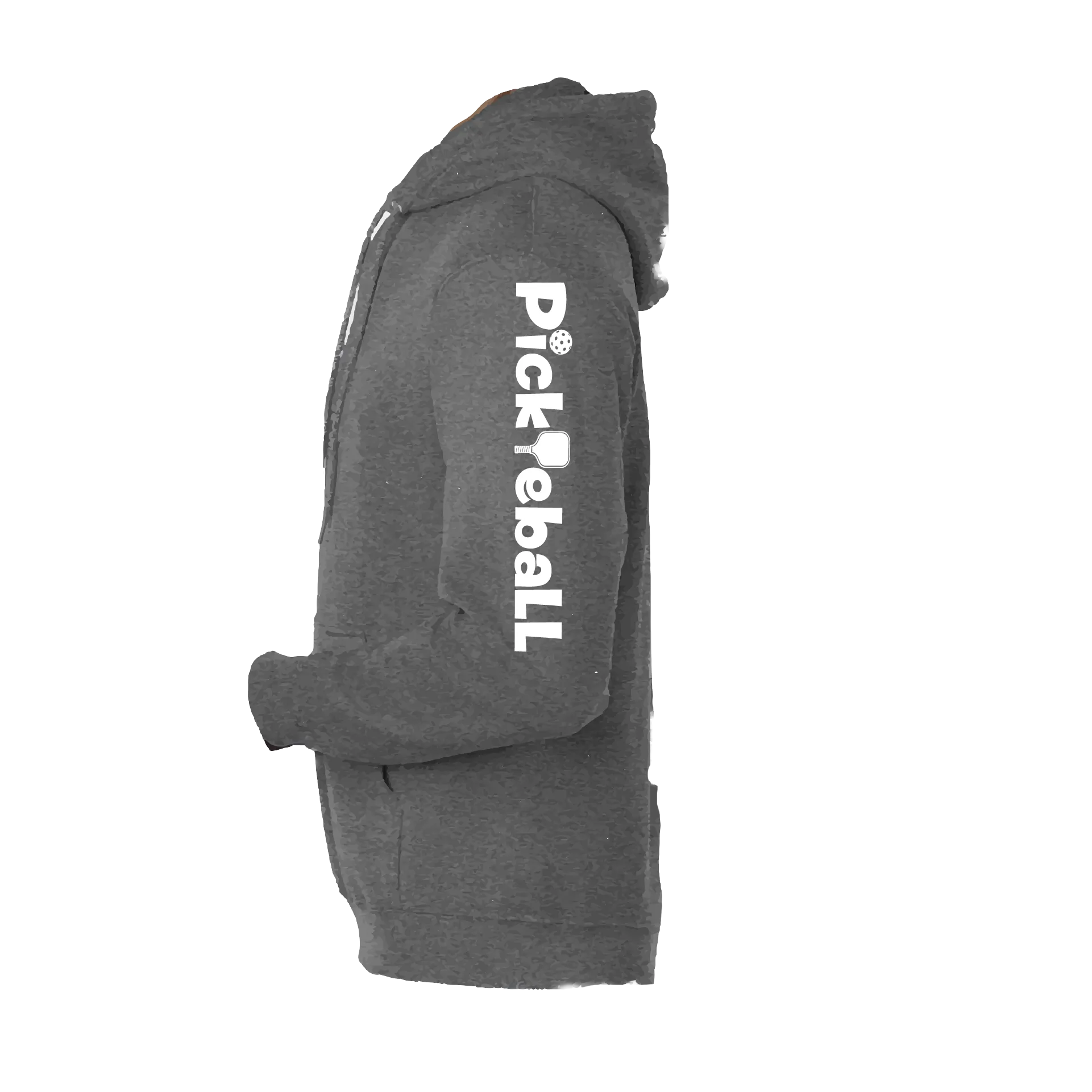 Pickleball Horizontal (Customizable) | Women’s Fitted Hoodie Pickleball Sweatshirt | 50% Cotton 50% Poly Fleece