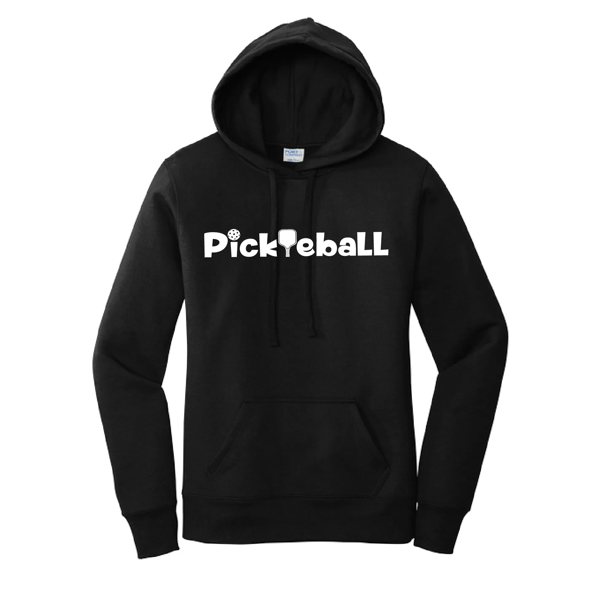Pickleball Horizontal (Customizable) | Women’s Fitted Hoodie Pickleball Sweatshirt | 50% Cotton 50% Poly Fleece
