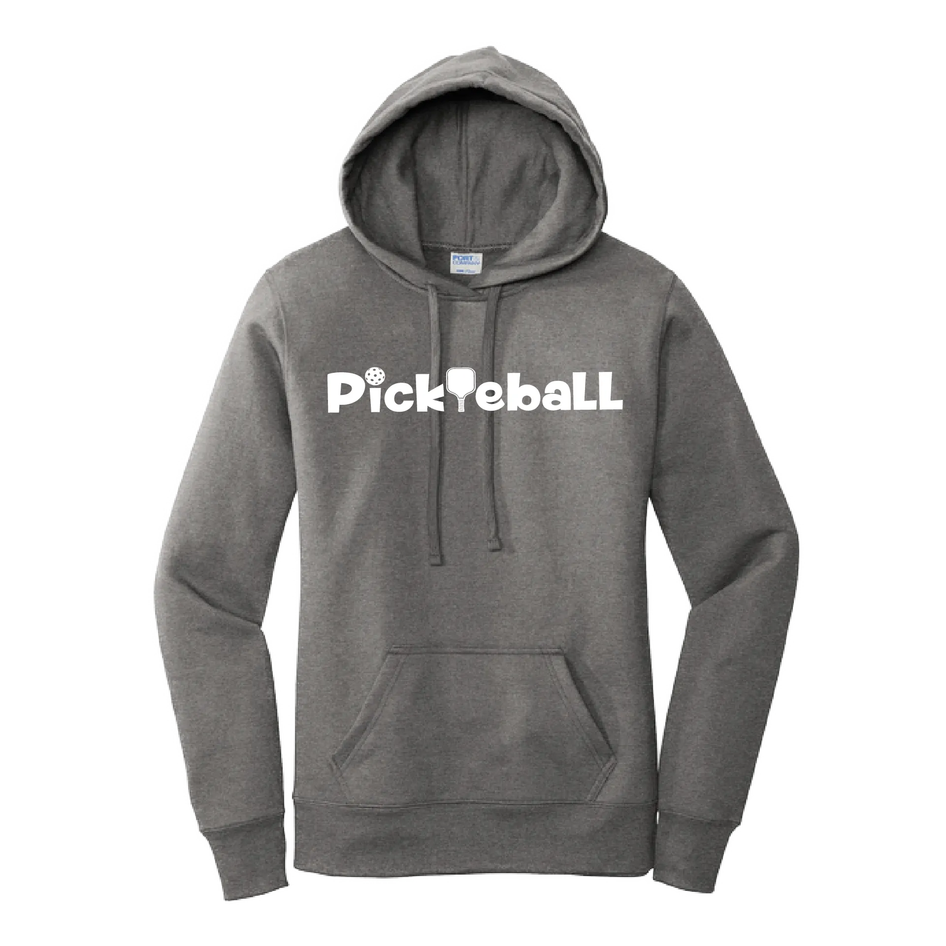 Pickleball Horizontal (Customizable) | Women’s Fitted Hoodie Pickleball Sweatshirt | 50% Cotton 50% Poly Fleece