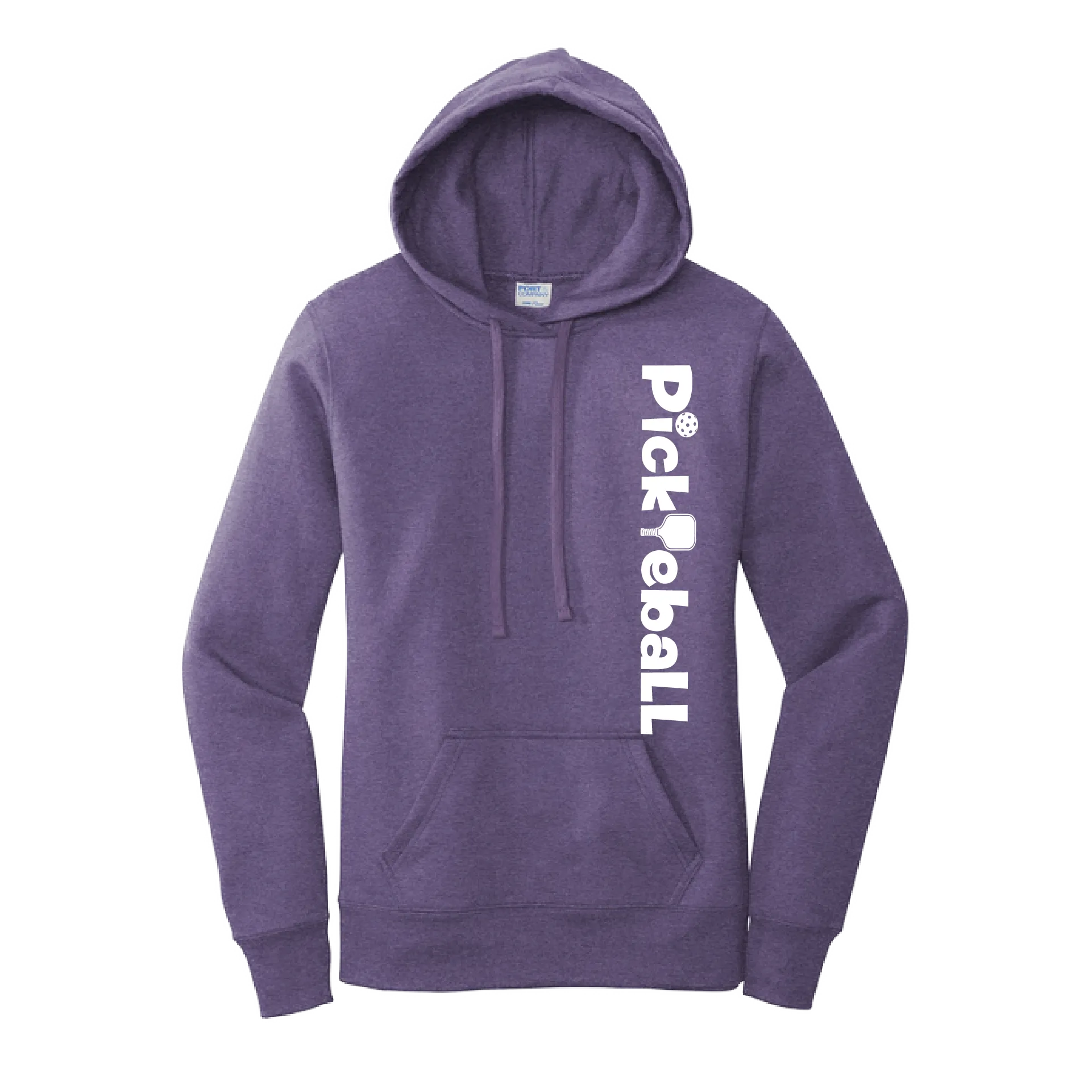 Pickleball Horizontal (Customizable) | Women’s Fitted Hoodie Pickleball Sweatshirt | 50% Cotton 50% Poly Fleece