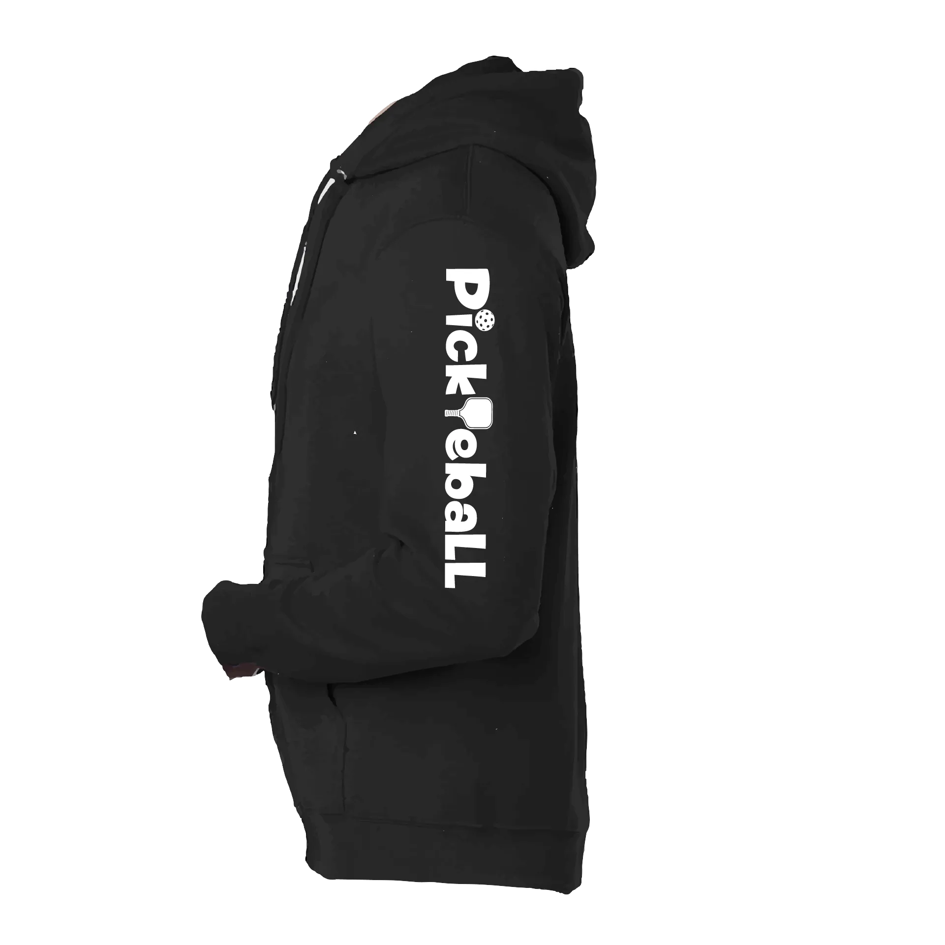 Pickleball Horizontal (Customizable) | Women’s Fitted Hoodie Pickleball Sweatshirt | 50% Cotton 50% Poly Fleece