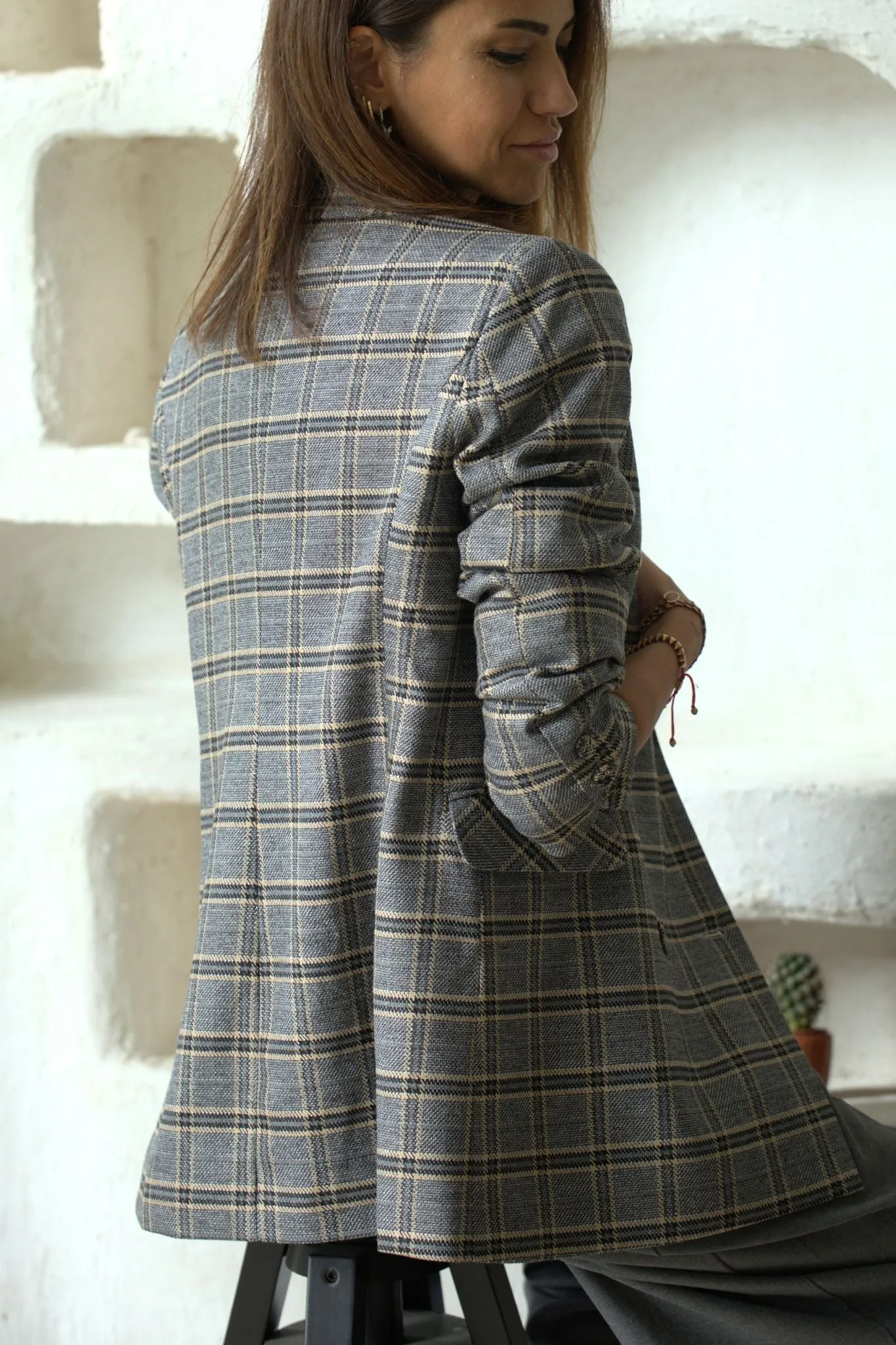Plaid Blazer