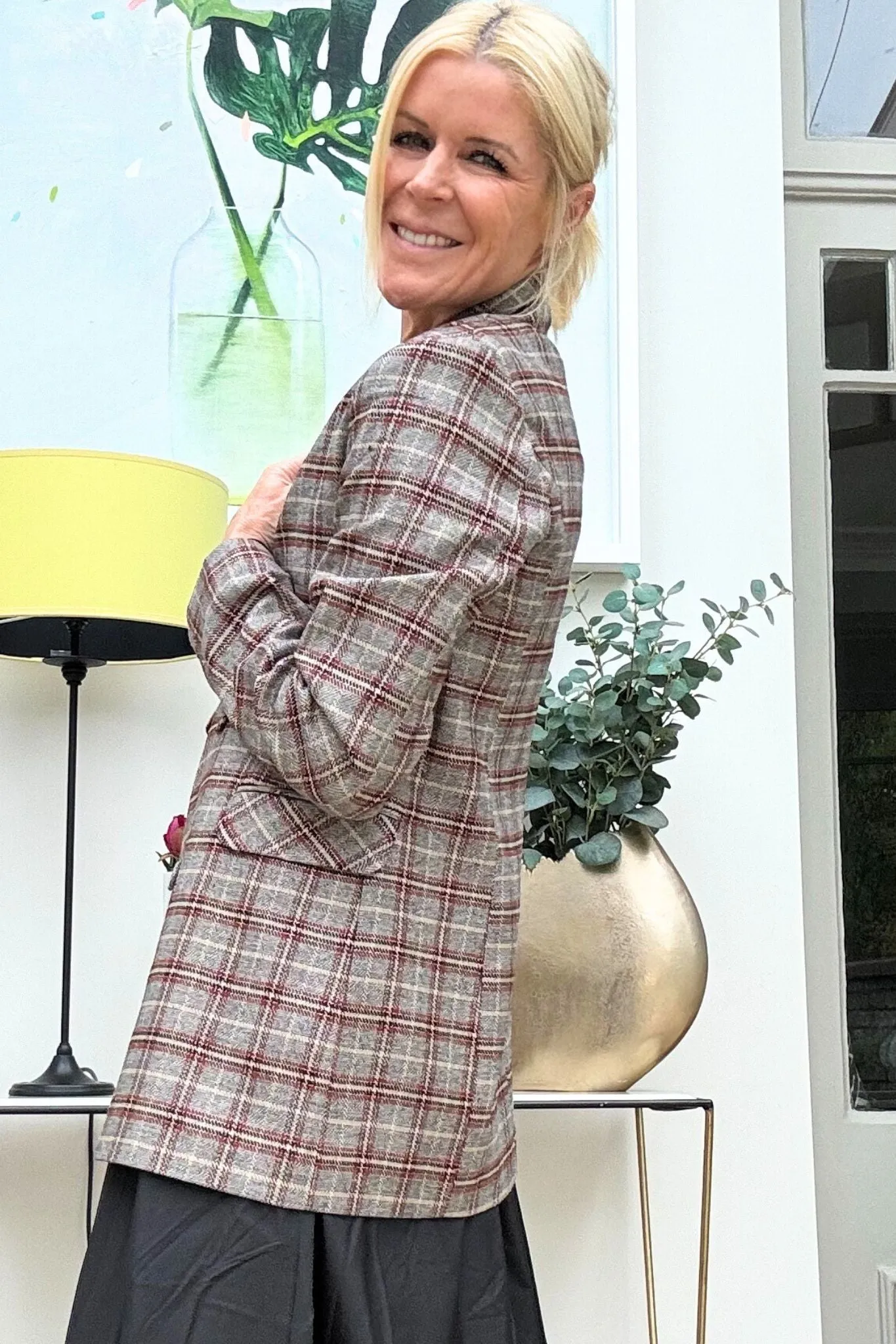 Plaid Blazer