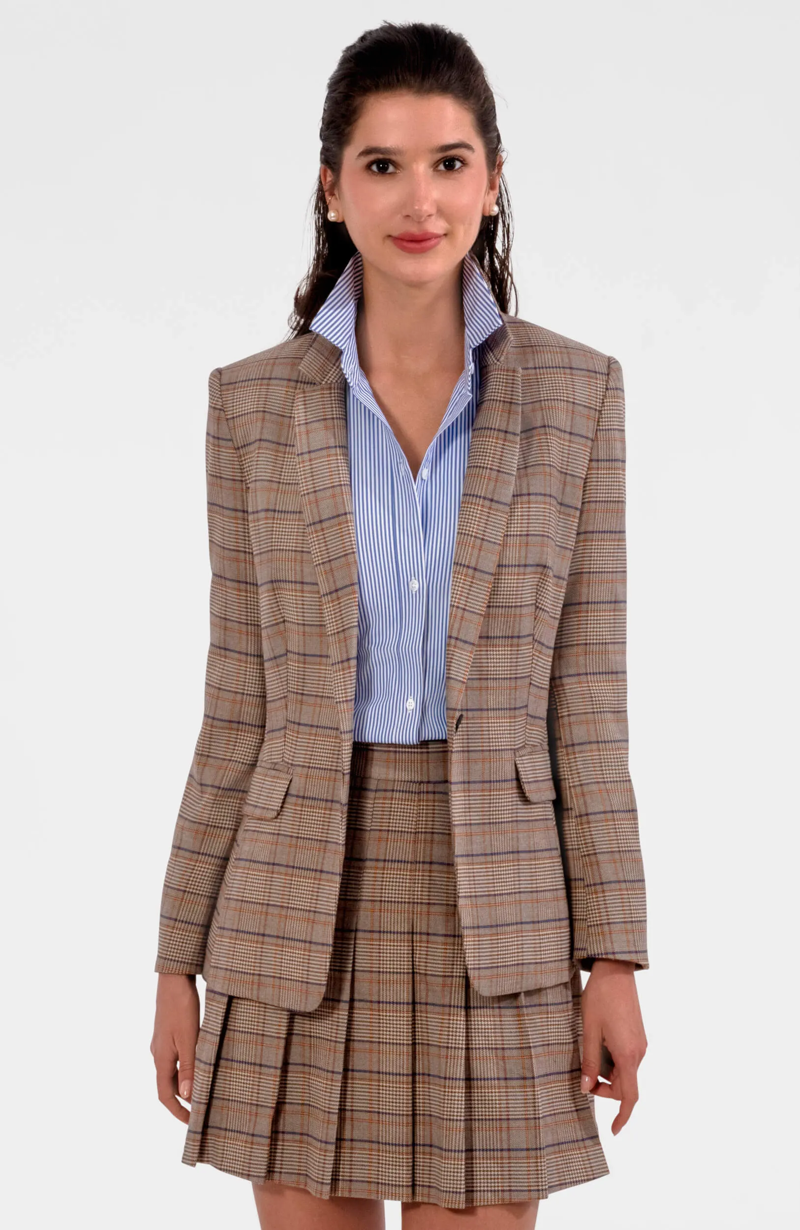 Preppy Plaid Blazer