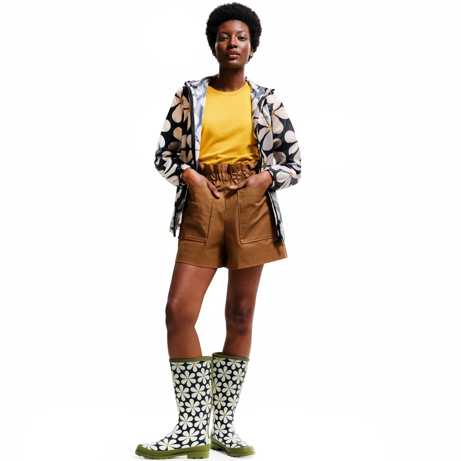 Regatta Womens Orla Kiely Waterproof Pack-It Jacket