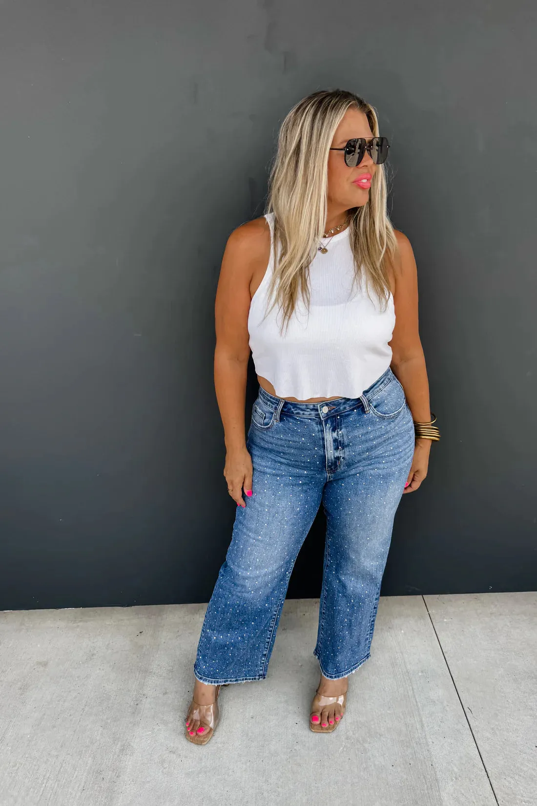 Rhinestone Jeans