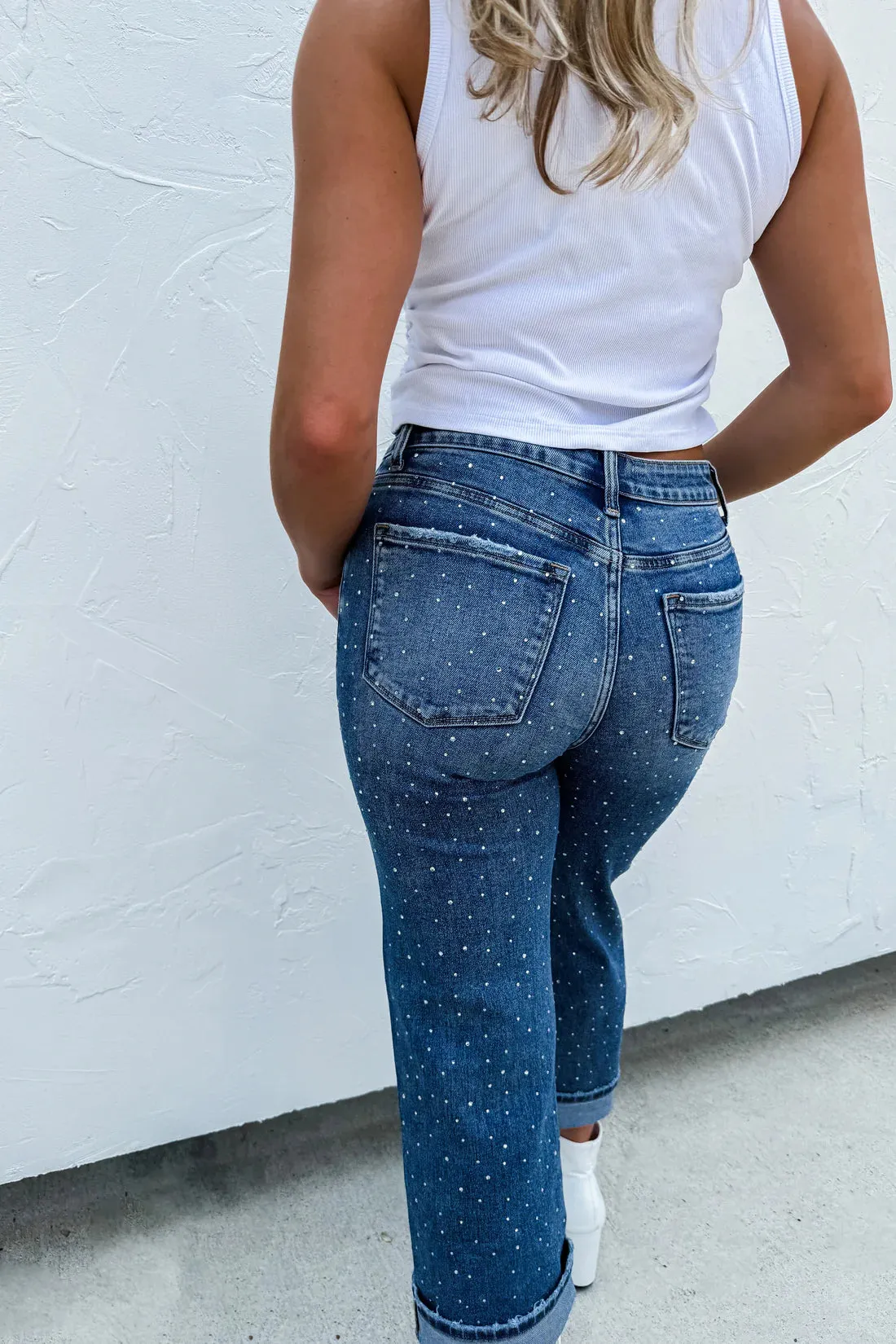 Rhinestone Jeans