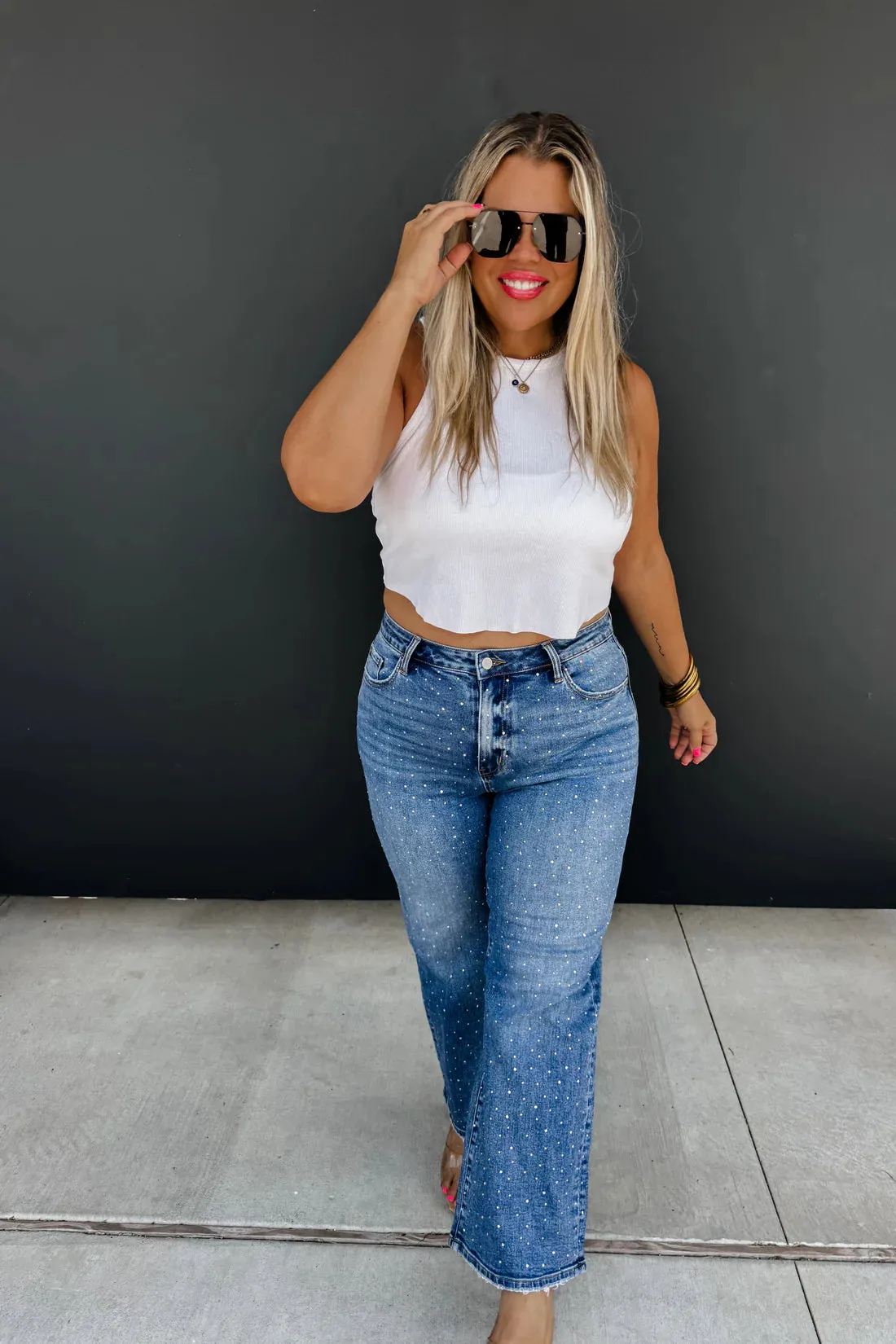 Rhinestone Jeans