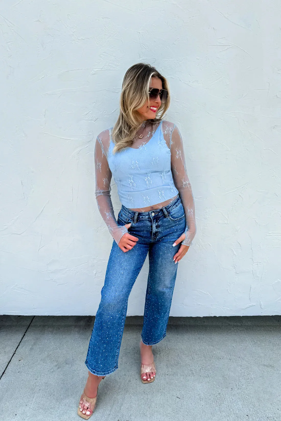 Rhinestone Jeans