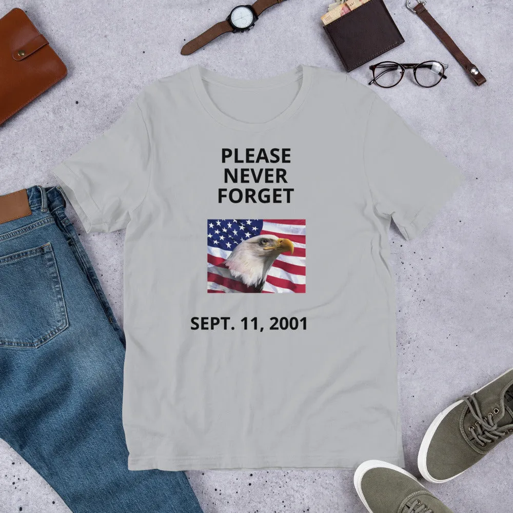 Short-Sleeve Unisex T-Shirt Never Forget 9/11